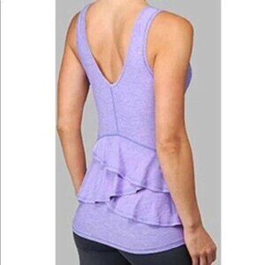 Lululemon Hustle Ruffle Back Tank Top - Size 6